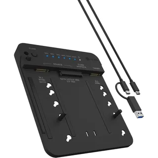 Icy Box IB-2913MCL-C31 & DockingStation M.2 NVMe & SATA 2,5/3,5 SSD/HDD