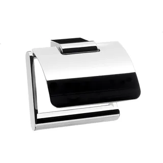 Emco 350000106 Papierhalter System 2 mit Deckel, verchromt, Sonstige