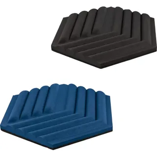 Corsair Wave Panels Starter Set, Akustikplatte, Wand-montiert, 250 g, Blau - Blau
