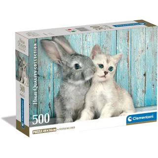 CLEMENTONI Cat & Bunny 500