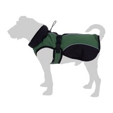 Softshell Hăinuță pentru câini - cca. 50 cm lungimea spatelui, verde