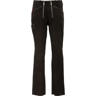 RICANO Lederhose "Lederhose RT-105" Handgefertigt aus echtem Leder, schwarz, nubuk