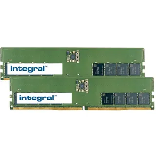 Integral 32 GB Kit (2 x 16 GB) DDR5 RAM 4800 MHz Desktop/PC PC5-38400 Speicher