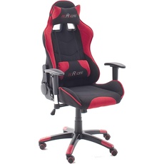 Bild 1 Gaming Chair Stoff schwarz/rot
