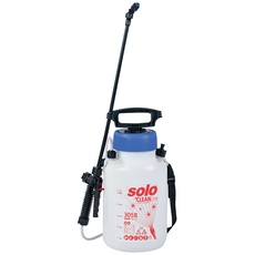 SOLO CLEANLine Drucksprühgerät – zur Desinfektion und Reinigung-alkalibeständiger 5 Liter Drucksprüher – für Reinigungsmittel mit pH Wert 7-14 und Desinfektionsmittel