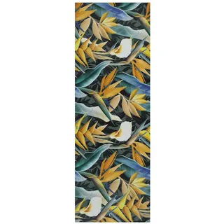 Atticgo Vinyl-Küchenteppich Gelb Ricci 52/100 cm , Textil , Baum/Pflanze/Natur , Rechteckig , 52x100 cm , waschbar, antistatisch, leicht zusammenrollbar, rutschfeste Unterfläche , Teppiche und Böden, Teppiche, Teppichläufer, Küchenteppiche