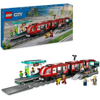 LEGO City Straßenbahn mit Haltestelle 60423