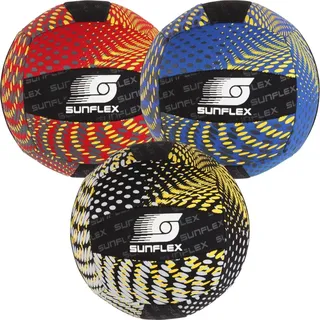 Sunflex Neopren Zubehör Beach und Funball Splash Größe 3 in schwarz | Volleyball weich und leicht für den Strand und das Wasser | extrem robust und für Jede Altersgruppe