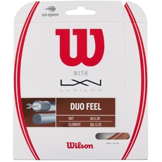 Wilson Unisex Tennissaite Duo Feel, bronze/natur, 12,2 Meter, WRZ949721