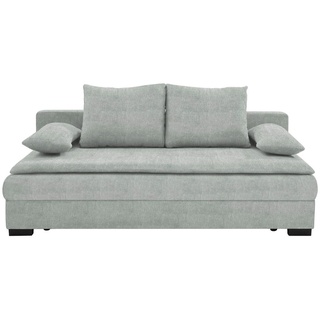 Venda Schlafsofa , Hellgrau , Textil , Uni , Füllung: Schaumstoff,Schaumstoff , 207x94x90 cm , Stoffauswahl, Liegefunktion, Rücken echt , Wohnzimmer, Sofas & Couches, Schlafsofas, Sonstige Schlafsofas