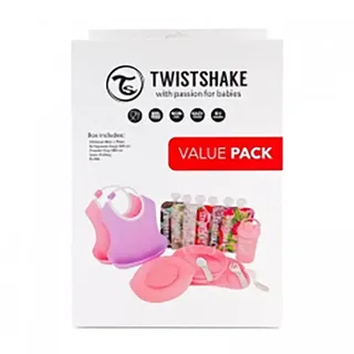 Twistshake Lätzchen-set - Pink - One Size