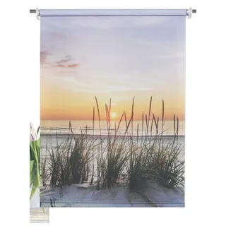 HOME WOHNIDEEN Raffrollo EVENING 45 x 150 cm beige