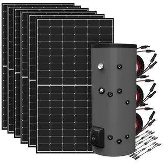 Offgridtec 2,7kWp Solaranlage mit 300L Fothermo Boiler Solarmodul