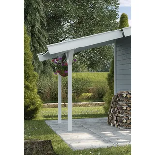 Weka Schleppdach 95 x 205 cm Weiß