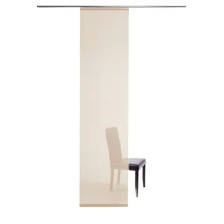 Homing Manhattan Schiebegardine Klettband 60 x 245 cm Beige