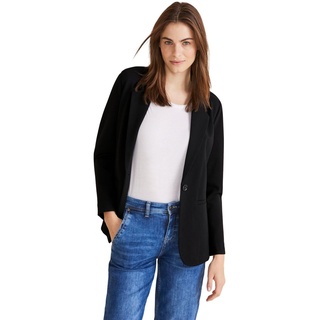 STREET ONE Damen A212081 Long Blazer, Black, 44