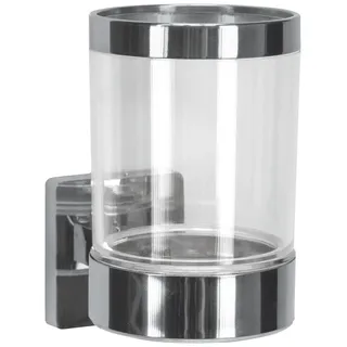 Kleine Wolke Zahnputzbecher »Luno« Kunststoff/Metall, silberfarben