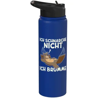 Ich Schnarche Nicht Ich Brumme | Schlafshirt Pyjama Schlaf Stainless Steel Insulated Water Bottle