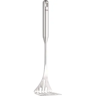 Kartoffelstampfer FISSLER "Essential", silber (edelstahlfarben), B:7,5cm L:34cm T:8cm, Edelstahl 18/10, Küchenpressen, Kartoffelstampfer, mit Aufhängeöse