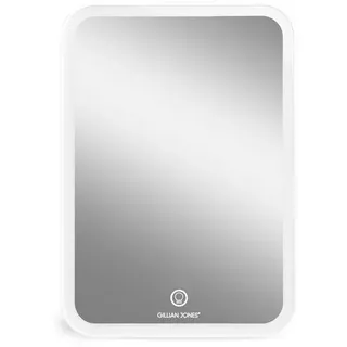 Gillian Jones Tablet Mirror with LED and USB-C - White