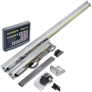 VEVOR 2 Achsen Digitalanzeige Linear Scale Hochpräzise, 220V Linearmaßstab, 10 Fuß Digital Display Linear Scale High Precision