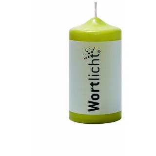 Bulla Design Wortlicht Wortlicht Kerze Leuchtende Wünsche 7,5 cm grün