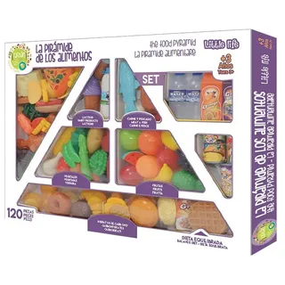 Tachan Ernährungspyramide 120 Stücke - Multicolor - 3-6 Jahre