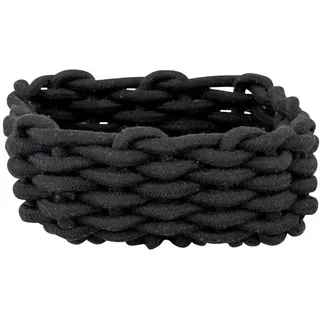 Schöner Wohnen Aufbewahrungskörbchen , Schwarz , Textil , quadratisch , 21.5x7.5x21.5 cm , nachwachsender Rohstoff , Ordnen & Aufbewahren, Dekoboxen & Aufbewahrungsboxen, sonstige Boxen