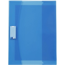 Viquel – 50 Heftumschläge 24 x 32 cm, transparent, mit Klappen für Hefte, 24 x 32 cm, Blau