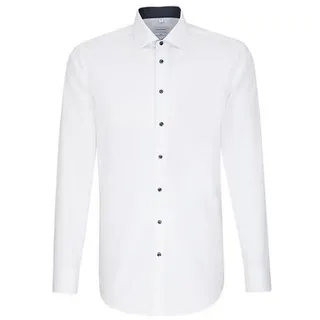 Seidensticker Herren Hemd weiß Slim Fit weiß, NOS