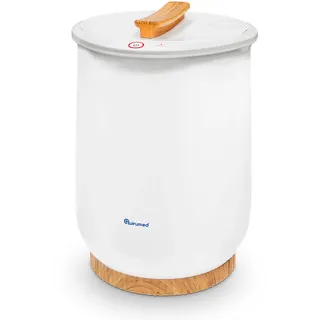 QUIRUMED Handtuchwärmer-Eimer, für SPA, für Schönheitssalon, 20 Liter Fassungsvermögen, Anzeige heißer Oberflächen, automatische Abschaltung, LED-Anzeige, weiße Farbe