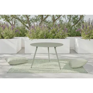 Ambia Garden Loungetisch , Salbeigrün , Metall , rund , konisch , 35 cm , Gartenmöbel, Gartentische