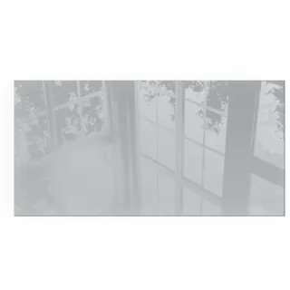 Tulup Kaminbodenplatte Glas 140 x 70 x 0,4 cm Hellgrau