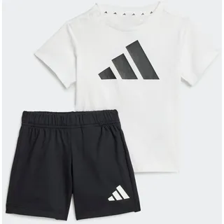 adidas Essentials Tee Set - White / Black - 3-6 Monate