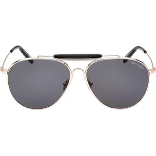 Tom Ford - "Raphael" Sonnenbrille für Herren SY391 (Einheitsgröße) (Roségold Glänzend)