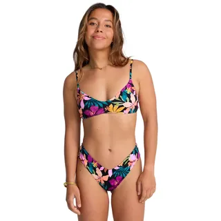 Bandeau-Bikini-Top BILLABONG "Sol Searcher V Bralette", Damen, Gr. S, Cup B, night tropical, Obermaterial:78% Nylon, 22% Elasthan;, Bikini-Oberteile Bandeau-Bikini-Top