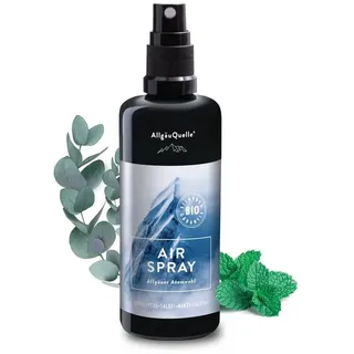 AllgäuQuelle Bio Raumspray Duftspray Airspray Atemwohl Eukalyptus, Salbei, Minze Spray 100% ml