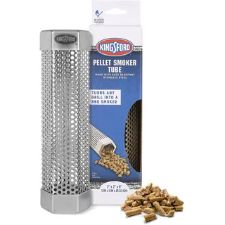 Kingsford 20,3 cm Pellet-Räucherrohr Sechseck mit Box | Pellet-Röhrchen Smoker verwandelt jeden Grill in BBQ Smoker | Pellet Smoker Tube, Pellet Smoker Box, Grillwerkzeuge, Smoker Pellets von