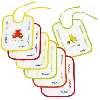 Playshoes Lätzchen 7er Pack Wochentage Set 1 St