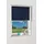 Klemmfix-Rollo 60 x 150 cm Blau