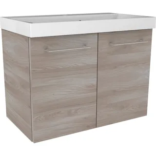 Fackelmann Waschbeckenunterschrank Lima Steinesche 60 cm