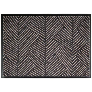 Schöner Wohnen FUßMATTE , Anthrazit, Hellgrau , Textil , Struktur , rechteckig , 50x70 cm , Bsci , schmutzabweisend, für Fußbodenheizung geeignet, rutschhemmend, pflegeleicht , Teppiche und Böden, Schmutzfangmatten, Fußmatten