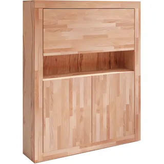 otto home Home affaire Sekretär »Logo« mit viel Stauraum, teilmassiv,