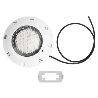 AC12V LED-Poolbeleuchtung, IP68, wasserdicht, an der Wand montiert, tauchfähig, Unterwasserbeleuchtung, Landschaftsschwimmlicht, warmweiß, 12 W - Weiß