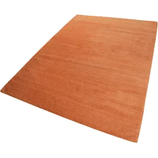 Teppich ESPRIT "Loft ESP-4223" Gr. 1, orange (orange, terra), B:70cm H:20mm L:140cm, Kunstfaser, Teppiche, Teppich, Wohnzimmer, große Farbauswahl, sehr weicher Flor, dicht gewebt, robust