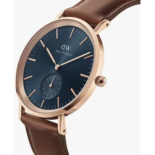 Daniel Wellington Herrenuhr Daniel Wellington Classic Multi-Eye St Mawes Arctic Rose Gold 40 Herrenuhr Quarz, japanisch DW-DW00100708 Uhr - Braun