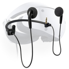 sciuU Gaming Ohrhörer kompatibel mit Playstation VR2, Ersatz Stereo Ohrstöpsel Kopfhörer kompatibel mit Sony PS5 PS VR 2 Headset