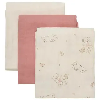 Pippi 3er Pack Unisex Baby Stoffwindel/Spucktuch/Mullwindel 70x70