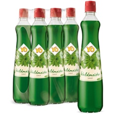 YO Sirup Waldmeister (6 x 700 ml) – 1x Flasche ergibt bis zu 6 Liter Fertiggetränk – ohne Süßungsmittel und Konservierungsstoffe, vegan