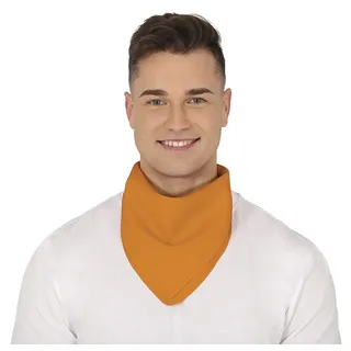FIESTAS GUIRCA | Orange Bandana für Erwachsene Unisex - Vielseitiges Textilaccessoire für Kostümpartys und Karneval - Ideal zum Ergänzen von Piraten-, Cowboy- oder Banditenkostümen - Orange